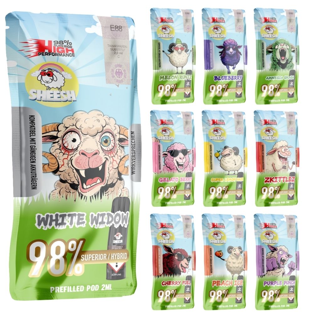 SHEESH 98% Superior Pod 2ml (Sativa/Hybrid/Indica) SHEESH